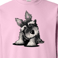 thumbnail image 3 of Inktastic Curious Schnauzer Adult Sweatshirt, 3 of 4