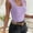 Purple, variant on MORTTIC Women's Sleeveless Square Neck Top with Pattern Design, Solid Color Casual Blouse for Daily Office Wear