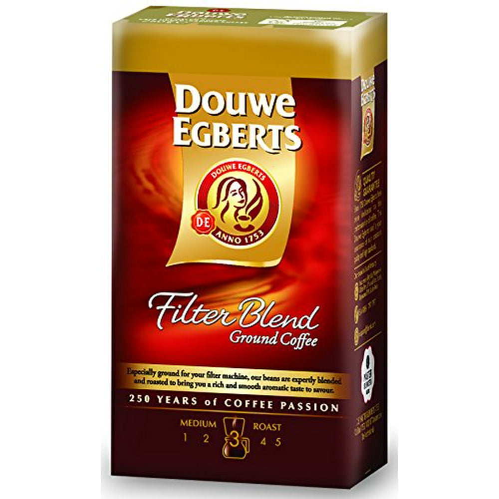 Douwe Egberts Filter Blend Ground Coffee 8.8 Ounces (Pack of 2