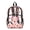 Axolotl Strawberry Flower Pink, variant on Transparent Backpack for Boys Girls Kids Large Capacity Clear School Bookbag PVC See Through Daypack for Stadium Sport Travel Security, Mermaid Scales Print Blue Violet