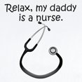 thumbnail image 2 of CafePress - Relax My Daddy Is A Nurse Body Suit - Long Sleeve Cotton Baby Bodysuit, 2 of 4