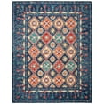 thumbnail image 2 of SAFAVIEH Aspen Christabella Geometric Wool Runner Rug, Navy/Orange, 2'3" x 7', 2 of 8
