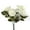 White, variant on Farfi 1 Bouquet/12 Heads Artificial Roses Silk Flower Home Party Bridal Bouquet Decor (Light Pink)