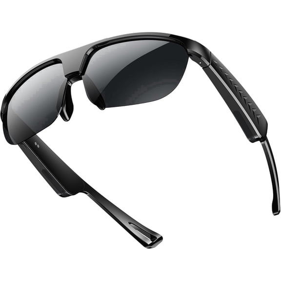 Bluetooth Glasses Blue Light Glasses Polarized UV Protection-No Camera Smart Glasses for Outdoor Sports, Dual Core Chip ENC Noise Reduction, Wireless Music & Calls for Men and Women