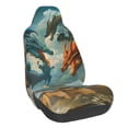 thumbnail image 1 of Lsque Red Blue Dragon Battle Epic Pattern Car Seat Covers for Front Seats , Waterproof Seat Covers for Cars, Sporty Front Seat Covers,Car Seat Cover Protector Front Seats, 1 of 5