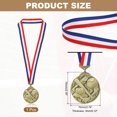thumbnail image 2 of Medallas de Premio para Juegos de Béisbol Uxcell con Cintas, Medallas de Ganador para Competencias Deportivas Oro, 2 of 7