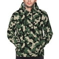 thumbnail image 4 of Hoodies for Men - Dark Green Camo Long Sleeve Comfrt Men'S Fashion Hoodies & Sweatshirts, Sweatshirts for Men Hoodies Pullover Clothing Clothes with Pouch, 4 of 7