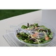 thumbnail image 5 of Crown Display Clear Plastic Deluxe Salad Tongs - 6 Count, 5 of 6