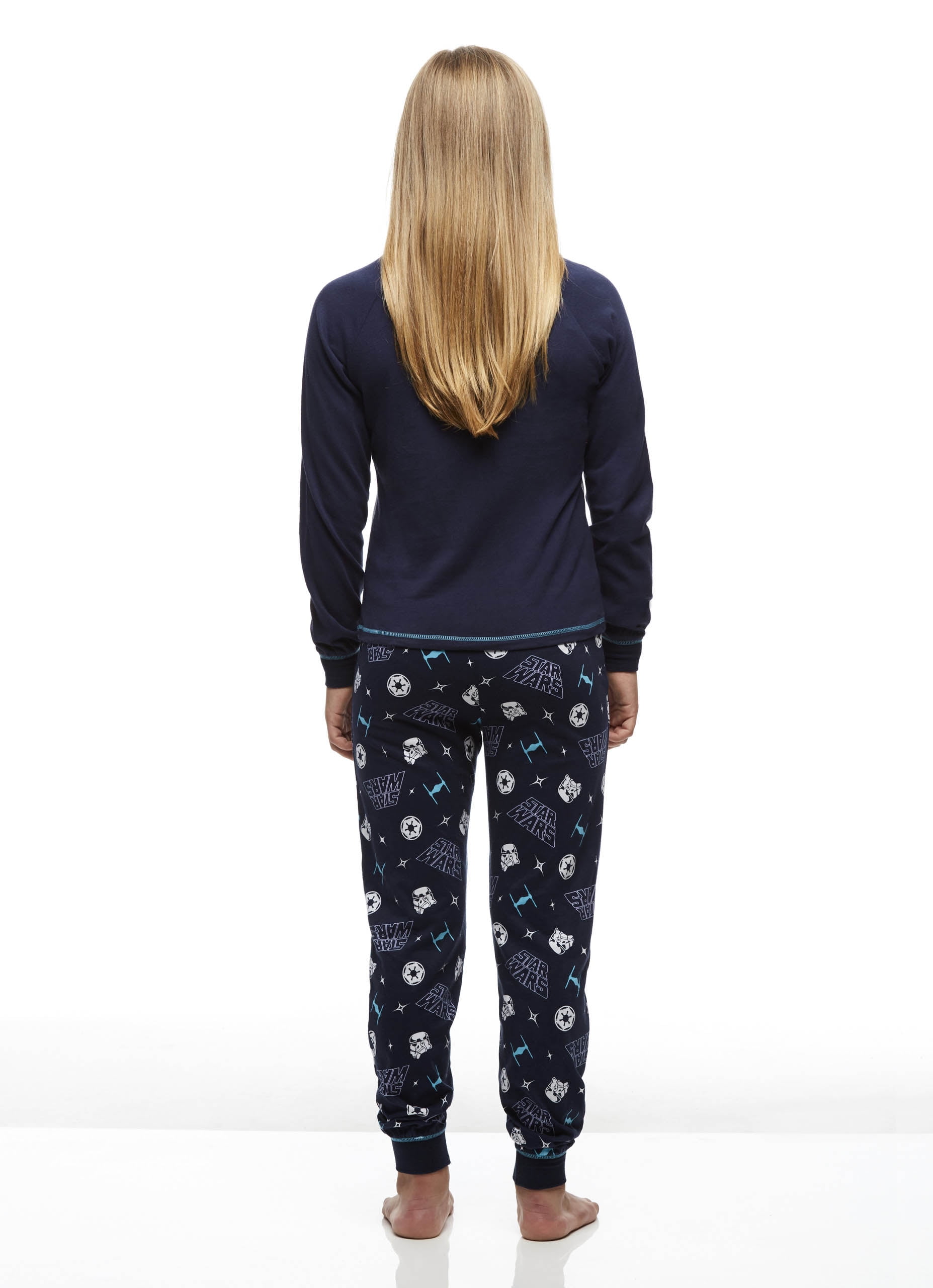 Long-Sleeved Top & Jogger Pants Big Girls 2-Piece Pajama Set