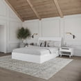 thumbnail image 3 of Nexera Ensemble de Chambre à Coucher à Rangement Double 4 Pcs, Blanc, Grand Lit, 3 of 6