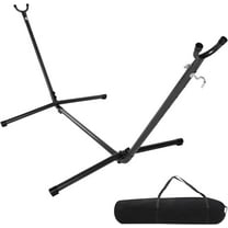 ONCLOUD 550 LBS Capacity Hammock Stand with Portable Carrying Bag, Heavy Duty 2-Person Hammock Frame for Outdoors & Indoors-Black