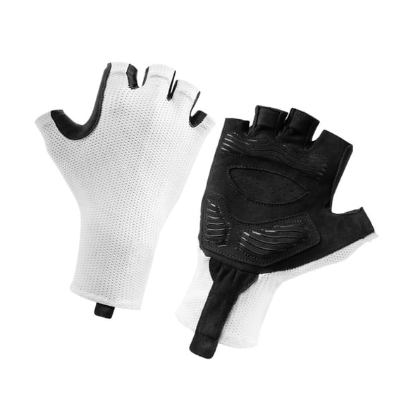 Thickened Shocked Absorption Paddings Bike Gloves Flexible Half Finger Gloves