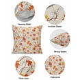thumbnail image 5 of Fall Throw Pillow Covers&nbsp;20x20 Inch Set of 2 Maple Leaves Decorative Pillow Covers Leaf Branch Retro Cushion Cover Pillowcase for Sofa Couch Bed Home Decor, 5 of 9