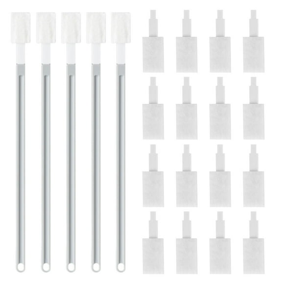 5 Sets Disposable Toilet Brush Disposable Crevice Cleaning  with Brush Heads