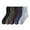 Dark Blue, variant on HNMKIU Men's Wool Blend Winter Socks Multipack for Hiking and Casual Wear Soft Thick Thermal Socks Dark Blue,One Size