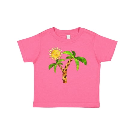 

Inktastic Palm Trees with Cute Smiling Sun Gift Baby Boy or Baby Girl T-Shirt