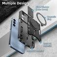 thumbnail image 6 of Venoro Case with Screen Protector for Samsung Galaxy A25 5G Car Magnetic Mount Stand and Slide Camera Lens Cover, Black, 6 of 13