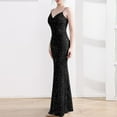 thumbnail image 4 of UPPADA Robe Sirène à une Épaule pour Femmes Sans Manches Couleur Unie Robe Décontractée Robe de Cocktail Robe de Soirée Ourlet Haut-Bas Robe de Fête Robe de Mariage Bal de Promo Robe Formelle Vêtements pour Femmes Liquidation, 4 of 7