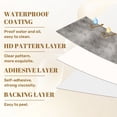 thumbnail image 6 of Peel and Stick Wallpaper 17.7in x 9.8ft Abstract Concrete Texture Gray White Tones Rustic Industrial Contact Paper Vinyl Waterproof Self Adhesive Wall Paper for Bedroom Shelf Cabinet Renter Friendly, 6 of 8