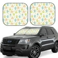 thumbnail image 6 of Kdxio Snake And Cactus Print 2-Piece Sun Shade Front Windshield - Foldable Car Front Window Sunshades for Most Sedans SUV Truck, 6 of 6