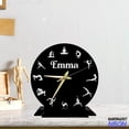 thumbnail image 3 of Handmadetneonsign Yoga Tabletop Metal Clock, Yoga Post Desktop Clock, Yoga Clock Home Decor 047380, 3 of 4