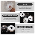 thumbnail image 2 of 2 piezas de cubierta de interruptor de estufa de gas, cubierta de estufa a prueba de niños, protector de estufa para niños, accesorios de cocina, cubierta de perilla de estufa para bebé, 2 of 6