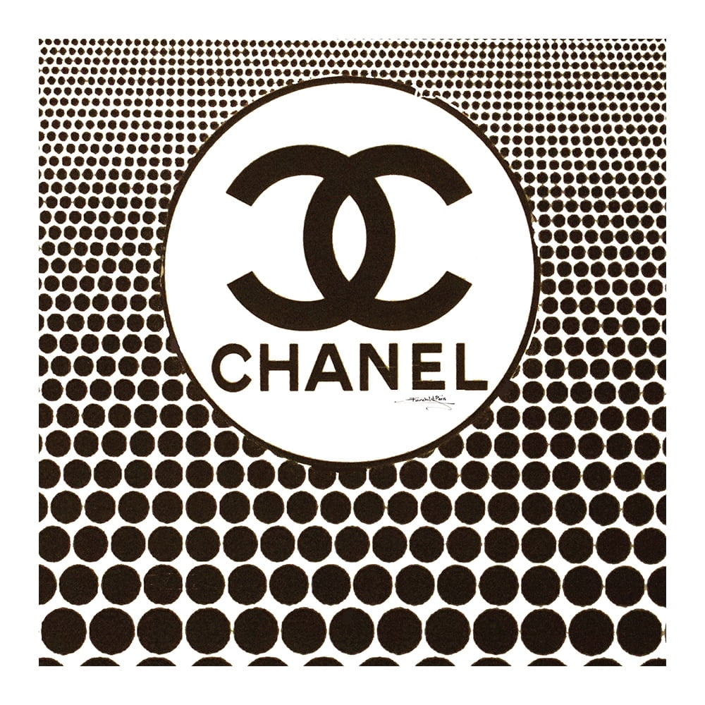 Groovy Fashion Dots Canvas Design - 14"X14" Artwork - Multi-Color 16 x 20
