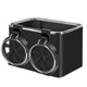thumbnail image 2 of Muyoka Caja de almacenamiento para reposabrazos de coche, portavasos de 6,8 x 4,5 x 4,5 pulgadas, organizador de asiento de coche de piel sintética, caja de almacenamiento para portavasos de coche par Muyoka Hogar, 2 of 5