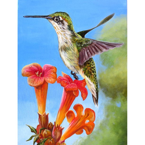 Taladro Pintura Diamante (DE4675) 5D DIY Completo Pájaro Feliz Punto de Cruz Artesanía (B1057) 20X30cm FLhrweasw Nuevo