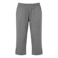 thumbnail image 5 of Womens Capri Pants Petite Tailored Split Elastic Waist Capris Light Weight Summer Casual Cropped Pant, 5 of 5