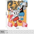 thumbnail image 2 of Cuphead Game Blanket Soft Cozy Flannel Warm Throw Blanket Unique Gifts Room Decor Blanket 40"x30", 2 of 8