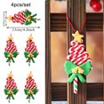 thumbnail image 3 of 4/14pcs Christmas Hanging Candy Ball Candy Cane Pendant Red White Candy Lollipop Christmas Tree Decor Home New Year Navidad 2023, 3 of 5