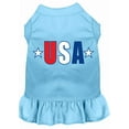 thumbnail image 3 of Pet Dog  Cat Dress Screen Printed, "USA Star", 3 of 11