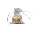 thumbnail image 2 of 3" x 4" Silver Dbl Heart Organza Favor Bags by Celebrate It™ Occasions™ 12ct., 2 of 5