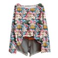 thumbnail image 2 of Mgmyaa Women's Long Sleeve Shirt Christmas-Themed Crew Neck Batwing Sleeve Casual Top, 2 of 7