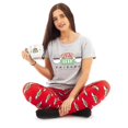thumbnail image 2 of Friends - Juego de Pijama Central Perk para Mujer (Gris, Rojo), 2 of 4