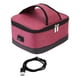 thumbnail image 4 of Bolsa de almuerzo eléctrica, bolsa para calentar alimentos, lonchera térmica, calentador de alimentos para cocinar rojo, 4 of 9