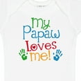 thumbnail image 4 of Inktastic My Papaw Loves Me Boys or Girls Baby Bodysuit, 4 of 5