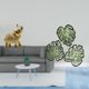 thumbnail image 2 of Escultura de resina de palma de , figura creativa de animal, arte de hoja de madera, adorno de , estante tropical, decoración de dormito, 2 of 8
