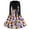 Purple #012, variant on Halloween Dresses for Women Castle Ghost Long Sleeve 1950s Cocktail Funny Dresses V Neck Hepburn Fall Cute Dress with Belt S