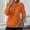 Orange, variant on Enjoytime Womens Zip Up Sweatshirts Solid Color Long Sleeve Pullover Tops Casual Loose Business Work Shirts with Pockets
