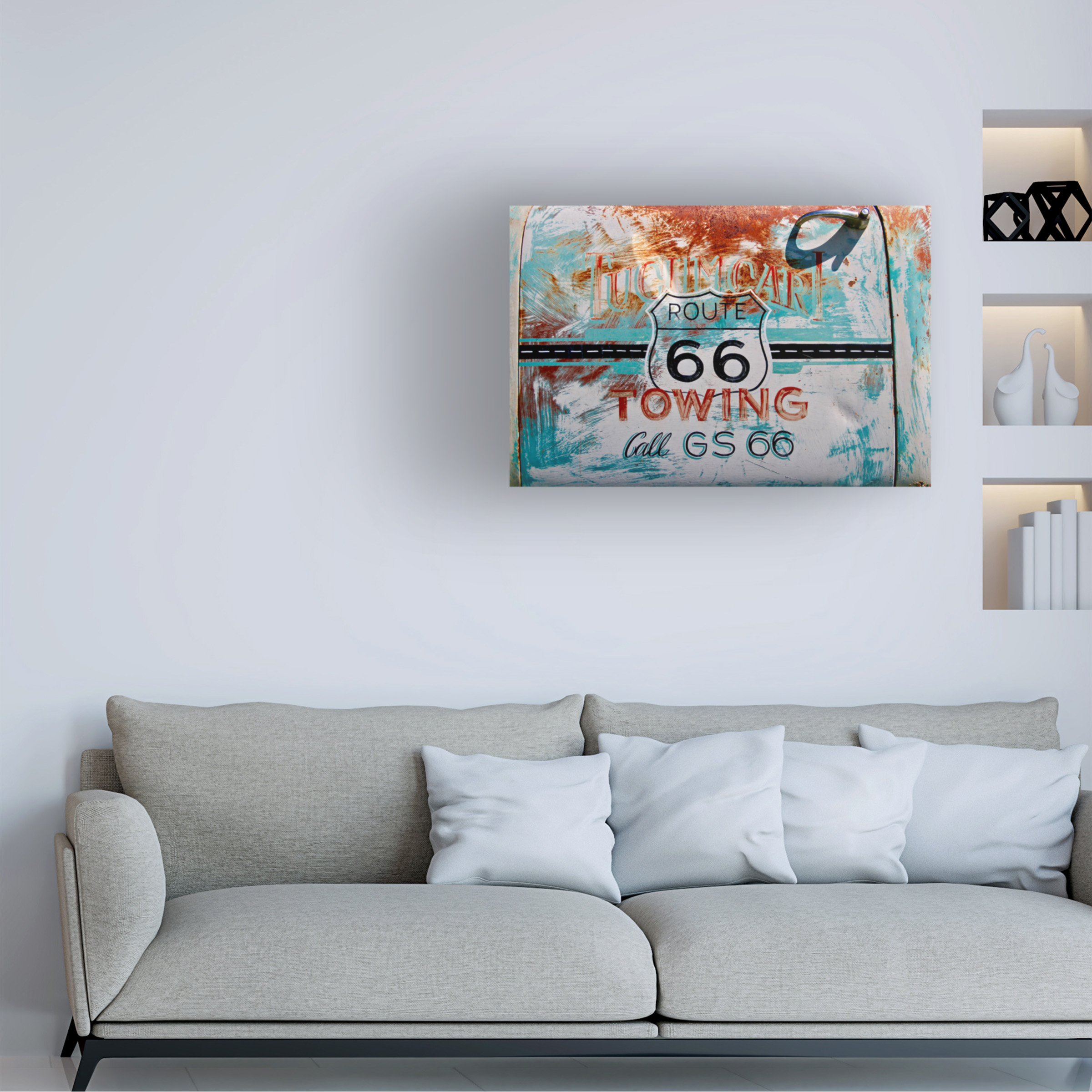 Susan Vizvary Photography 'Route 66 Towing' Canvas Art