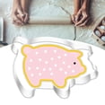thumbnail image 4 of Farfi 1 Set Cookie Cutters Pig Shape DIY Stainless Steel Sweet Pastry Biscuit Molds for Party (Stainless Steel), 4 of 13