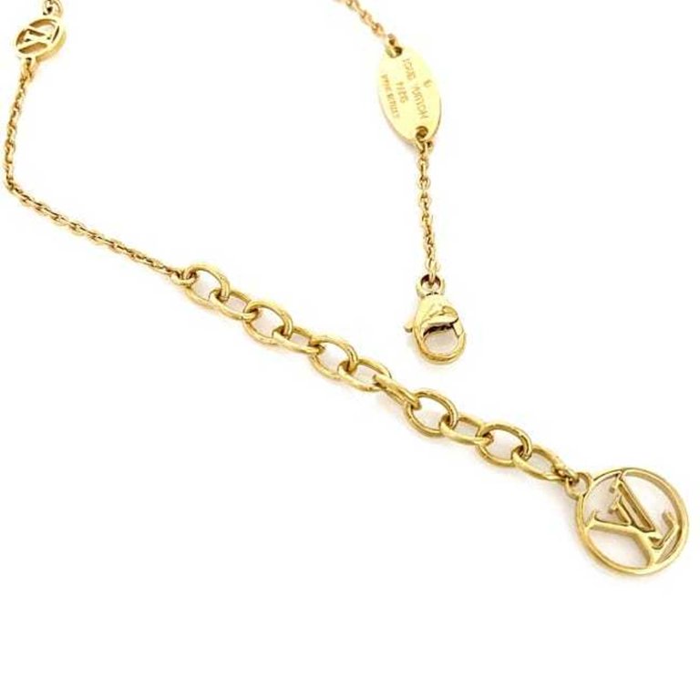 Pre-Owned Louis Vuitton Bracelet Brasserie Lady Lucky Gold Red 