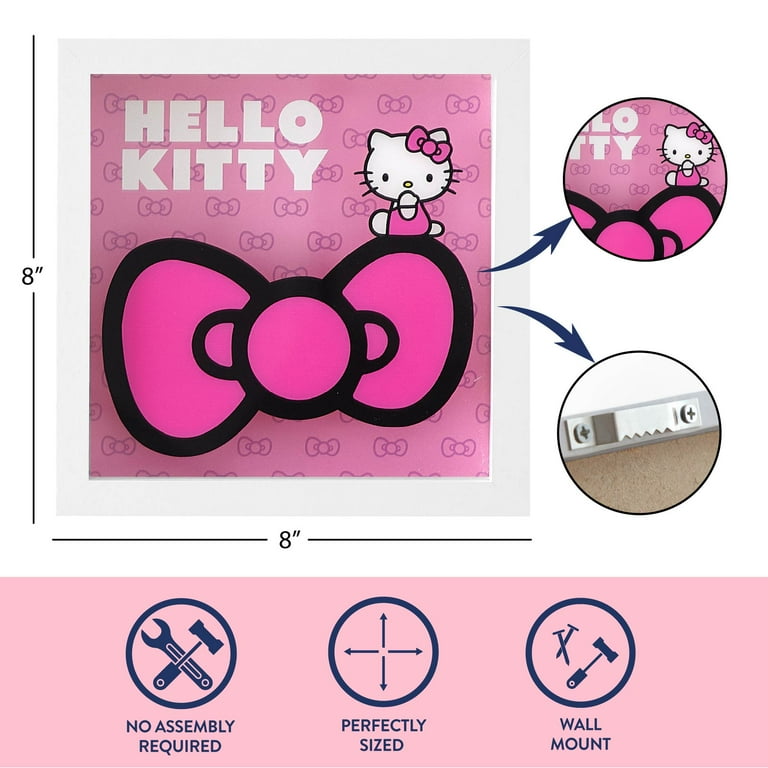 Hello Kitty Wall Décor for Kids Room, 2-Pack - Walmart.com