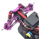 thumbnail image 4 of Steering Cup Swing Arm Set Shock Tower Bracket Body Pillars for 1/14 14209 14210 RC Car Upgrade Parts Purple, 4 of 5
