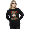 thumbnail image 2 of DC Comics Womens Chibi Catwoman Santa Claws Sweatshirt, 2 of 4