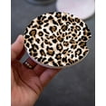 thumbnail image 3 of HPINK-T 2 Pack Leopard Ceramic Car Coasters 2.56 Inch,Absorbent Car Cup Holder Coaster for Women,Cute Auto Accessories with Finger Notch - Cheetah Printed Leopard, 3 of 10
