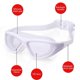 thumbnail image 1 of Gafas de buceo para adultos Lente antivaho Equipo de natación con correa elástica de silicona ShuxiuWang 8390611601966, 1 of 1