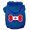 Blue, variant on Pet, Dog Cat Hoodie Screen Printed, "Bone Shaped Canadian Flag"